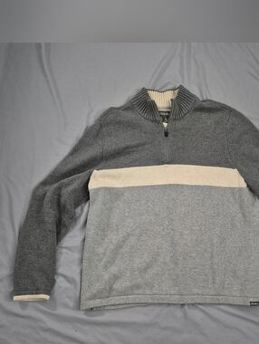 Eddie Bauer Mens Size XL Half Zip Sweater